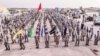 Anggota pasukan Korps Garda Revolusi Islam Iran (IRGC) berpartisipasi dalam sebuah latihan di pulau abu Musa, pada 2 Agustus 2023. (Foto: IRGC/WANA (West Asia News Agency)/Handout via Reuters)