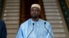 Le Premier ministre sénégalais Ousmane Sonko lors d'une déclaration au Palais présidentiel de Dakar le 5 avril 2024.