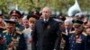 ရုရှားသမ္မတ Vladimir Putin ၇၇ နှစ်မြောက် ဒုတိယကမ္ဘာစစ်က နာဇီအောင်ပွဲအထိမ်းအမှတ် အခမ်းအနားတက်ရောက်စဉ်။ (မေ ၉ ၊ ၂၀၂၂)