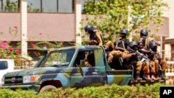  Vikosi vya usalama kwenye mji mkuu wa Burkina Faso, Ouagadougou 