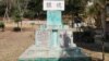 缅甸实皆市实皆山山脚下日本民间组织修建的镇魂碑。（图片摄影：朱诺）