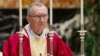 Kardinal Pietro Parolin saat menghadiri acara pemakaman Kardinal Sergio Sebastiani di Basilika Santo Petrus, Vatikan, pada 17 Januari 2024. (Foto: Reuters/Remo Casilli)