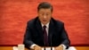 Le président chinois Xi Jinping lors d'un événement pour honorer certains des acteurs impliqués dans la lutte de la Chine contre le COVID-19 au Grand Hall du Peuple à Pékin, le mardi 8 septembre 2020. (Photo AP / Mark Schiefelbein)