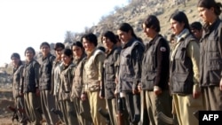 Nữ chiến binh của Đảng Công nhân Kurdistan PKK